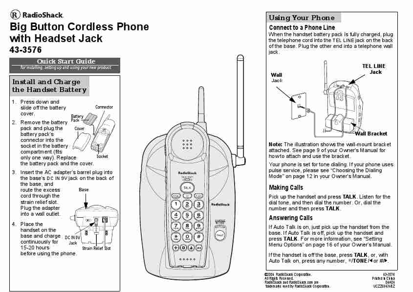 Radio Shack Cordless Telephone 43-3576-page_pdf